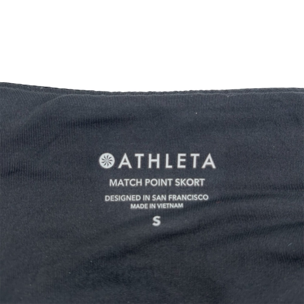 Athleta Match Point Skort 13.5" Size Small Color Black Camo - Picture 13 of 14